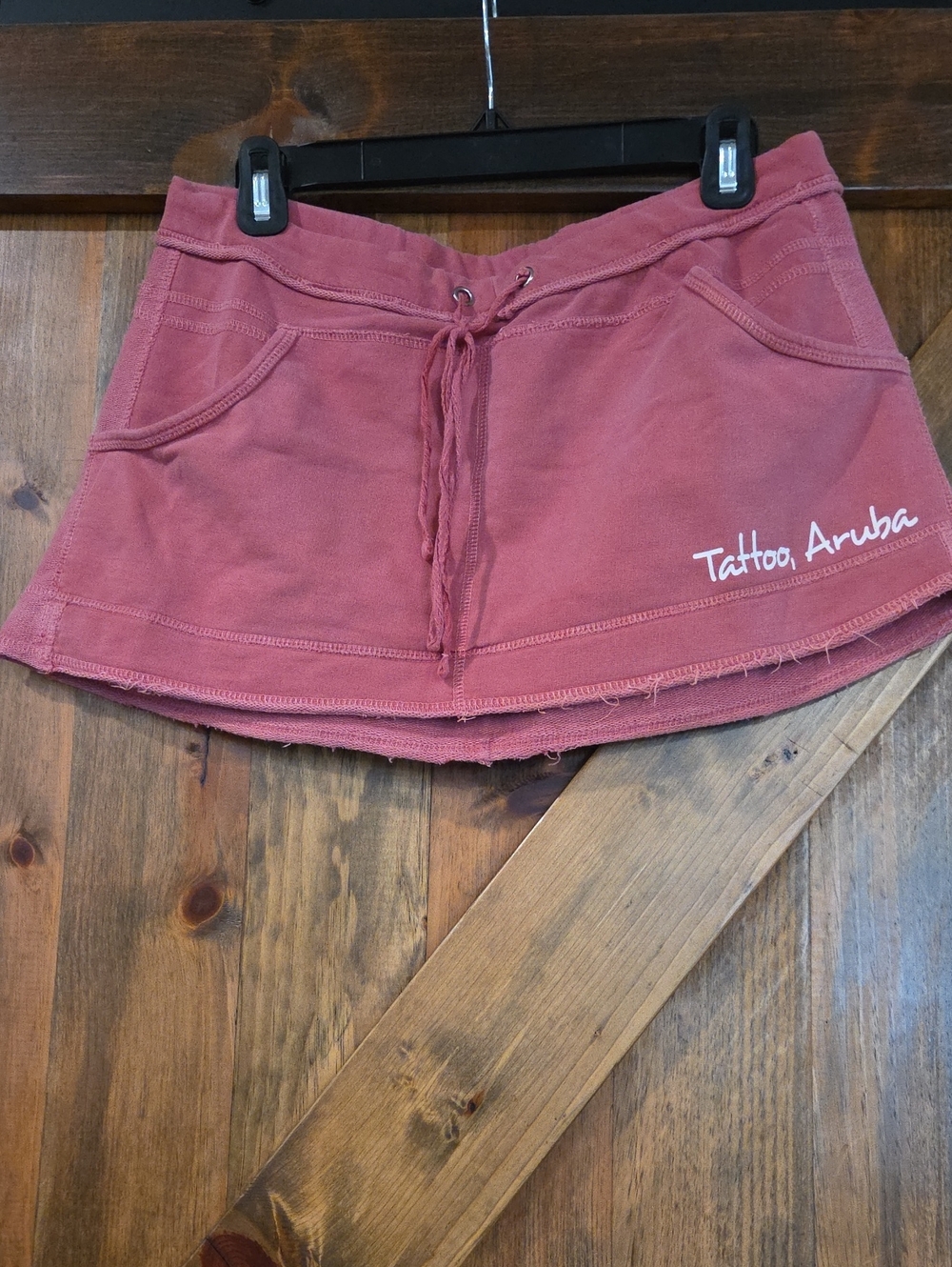 Womens Size M Mauve Color Mini Skirt Tattoo ARUBA